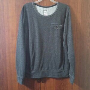 Billabong men's long sleeve button pocket shirt men's size large